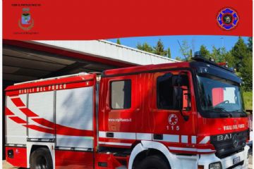 Inaugurazione APS ricondizionato in dotazione al distaccamento VVF di Monghidoro