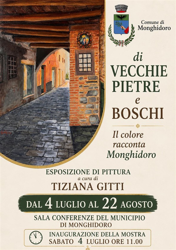 Il colore racconta Monghidoro, esposizione di pittura a cura di Tiziana Gitti