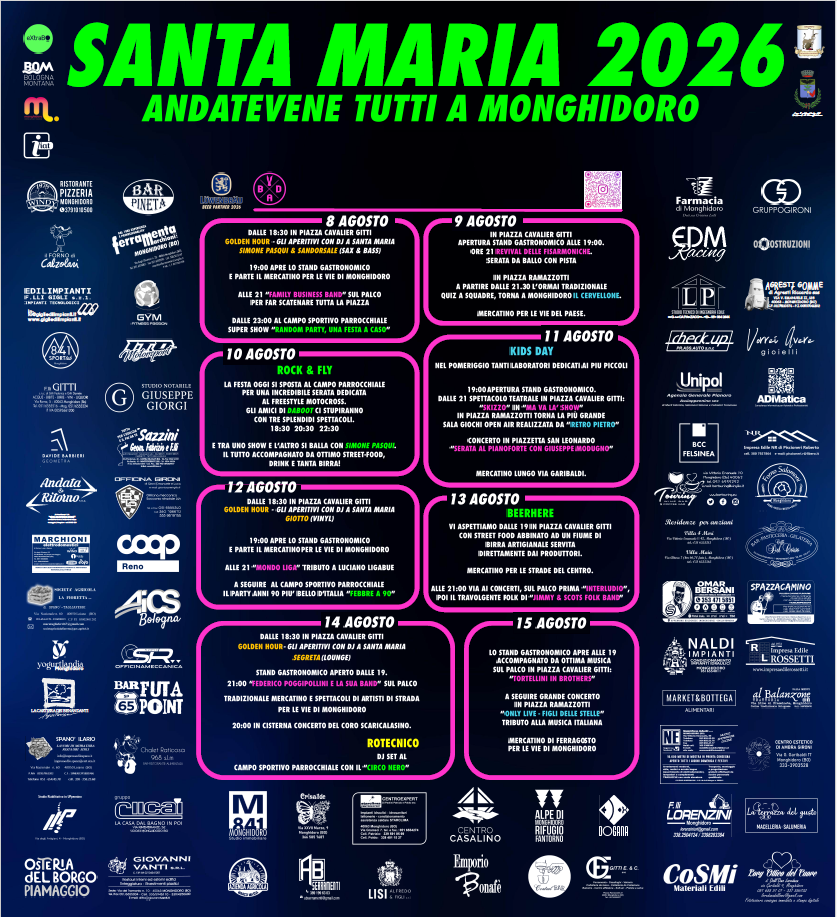 Festa di Santa Maria 2026